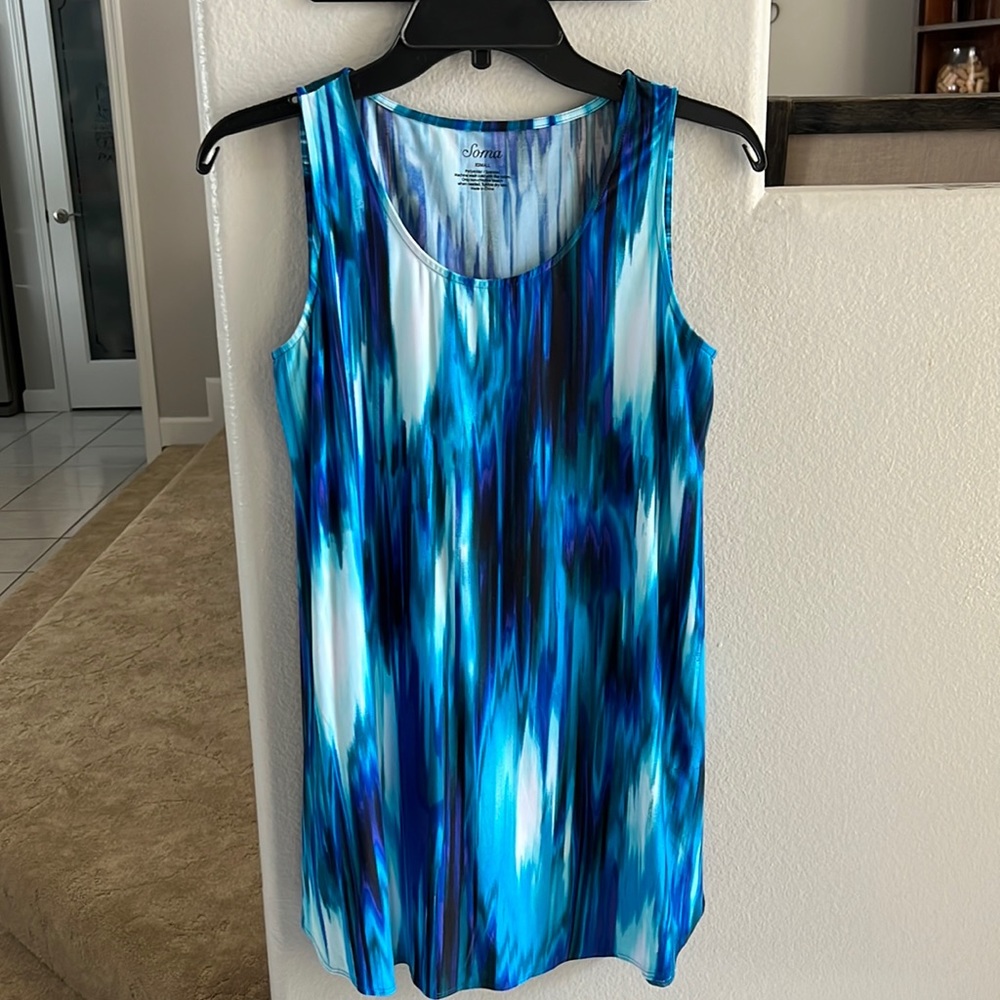 Soma Lounge Wear Sleeveless Tunic Tank Top Women’s size XSmall